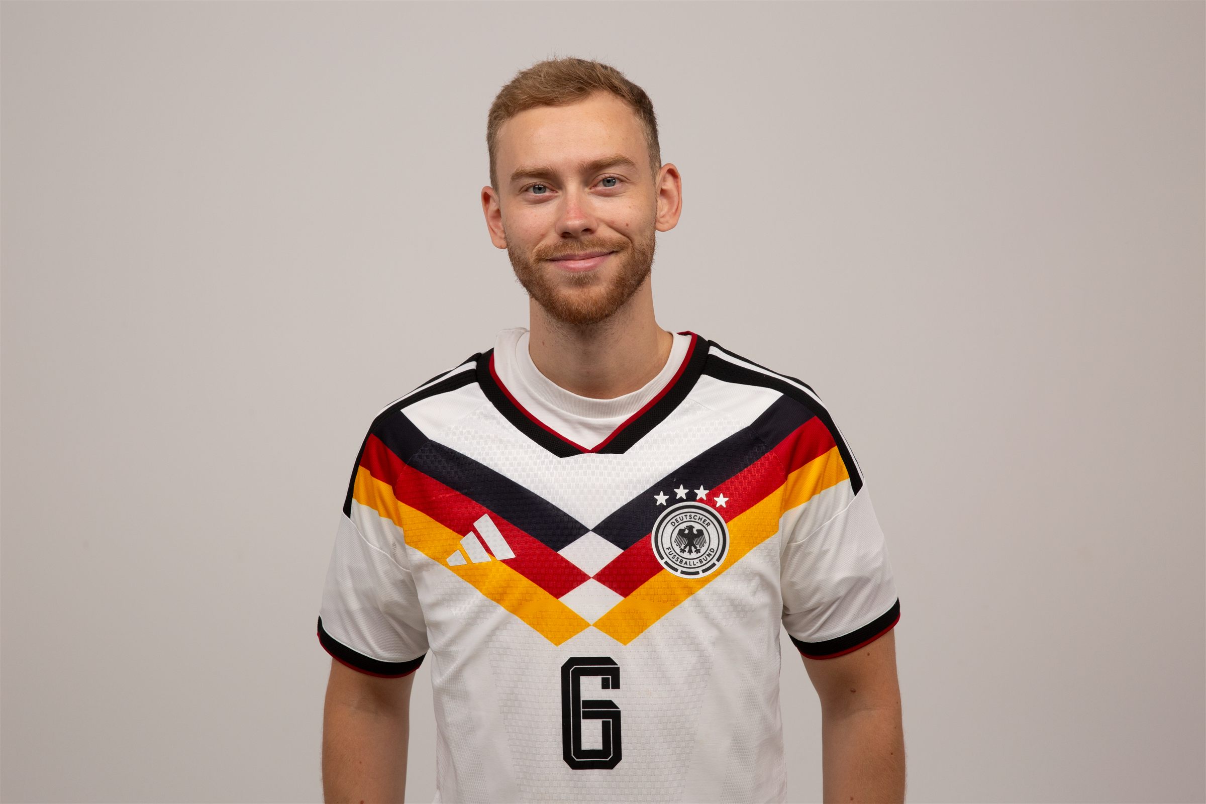 David Beckmann wearing the Germany jersey
